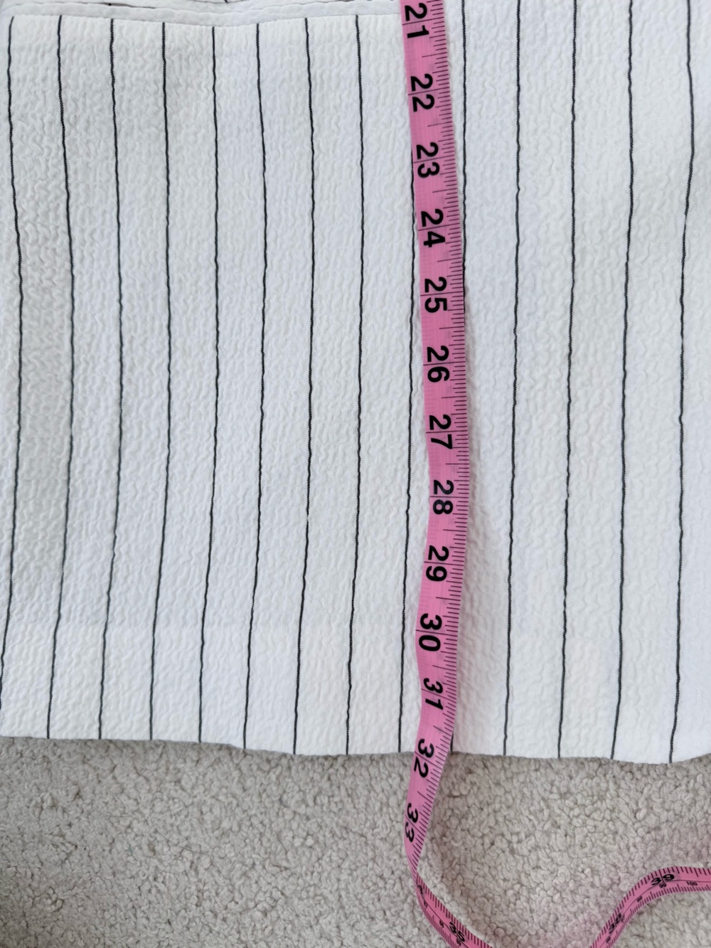 H&M White Blazer with Black Pinstripes - Picture 5 of 7